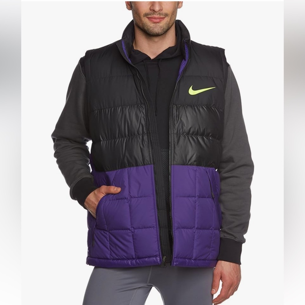 Nike GPX 550 Vintage Sport Puffer Vest Men’s Sz M